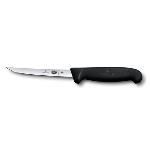 Victorinox 5.6203.12 5-Inch Narrow Semi-Flexible Boning Knife with Black Fibrox Pro Handle