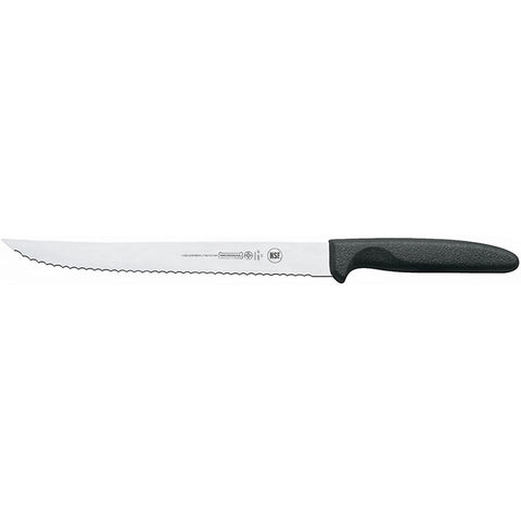 Mundial 5622-8E 8-Inch Serrated Edge Utility/Sandwich Knife, Black