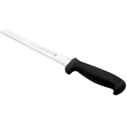 Mundial 5627-10E 10-Inch Serrated Slicer Knife, 5600 Series, Black