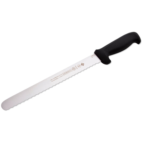 Mundial 5627-10E 10-Inch Serrated Slicer Knife, 5600 Series, Black