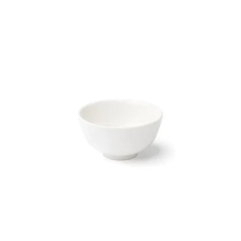 Browne USA Foodservice 5630155 - 4" Round White Porcelain Bowl, 6 oz, Foundation Collection