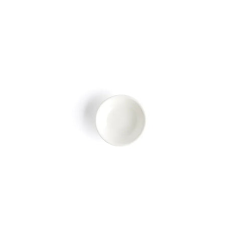 Browne USA Foodservice 5630158 Foundation Round Vitrified Porcelain Bowl, 1.35 oz