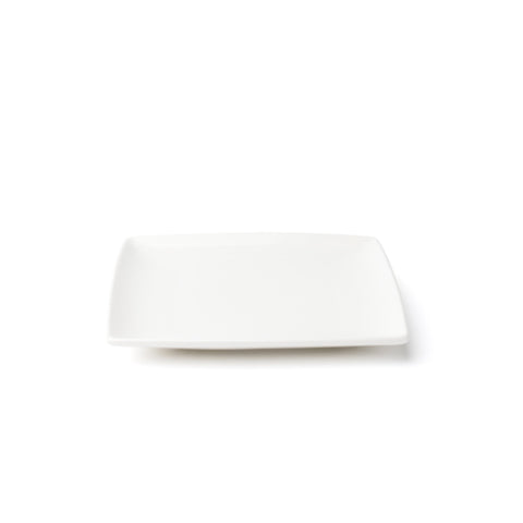 Browne USA Foodservice 5630189 - 6.25" Square Coupe White Porcelain Plate