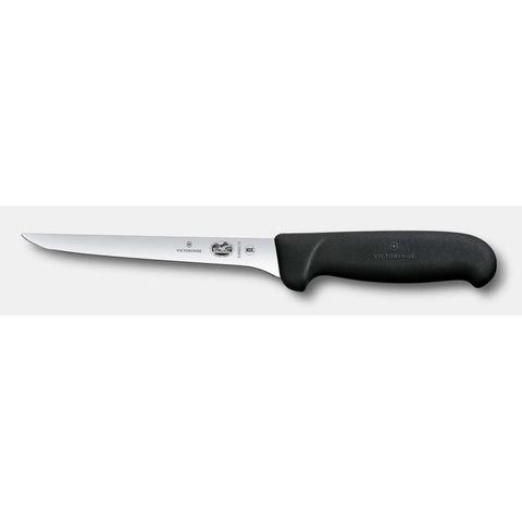 Victorinox 5.6403.15B 6 inch Fibrox Boning Knife with Narrow Stiff Blade
