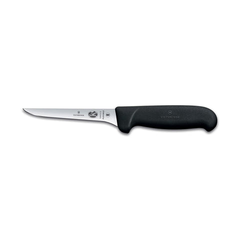 Victorinox 5.6413.12 5 Inch Narrow Flexible Boning Knife with Black Fibrox Pro Handle