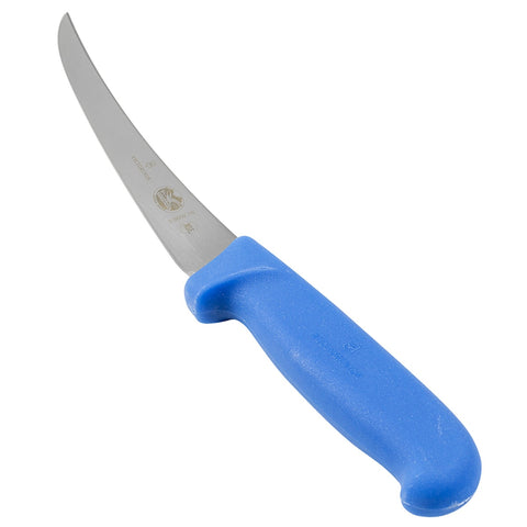 Victorinox 5.6602.15 6" Curved Semi-Stiff Boning Knife with Blue Fibrox Pro Handle