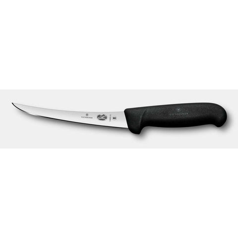 Victorinox 5.6603.15B Fibrox 6 inch Curved Semi-Stiff Boning Knife
