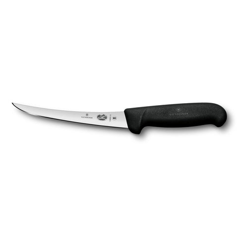 Victorinox 5.6603.15B Fibrox 6 inch Curved Semi-Stiff Boning Knife