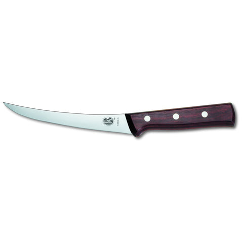 Victorinox 5.6606.12 Curved Semi-Stiff Boning Knife with 5-Inch Blade and Rosewood Handle