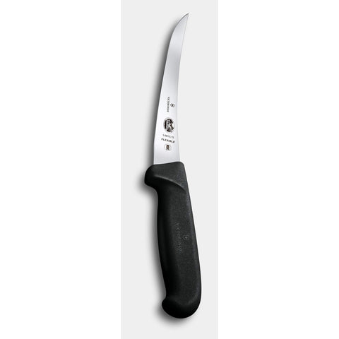 Victorinox 5.6613.15B Fibrox Boning Knife 6 in Flexible Curved Blade
