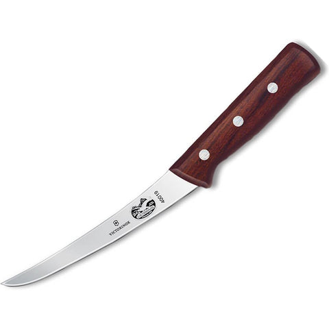 Victorinox 5.6616.15B 6" Curved Flexible Boning Knife with Wood Handle
