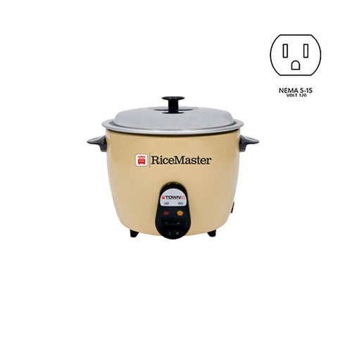 Town 56816 RiceMaster 10-Cup (Raw) Electric Rice Cooker/Warmer, 120V