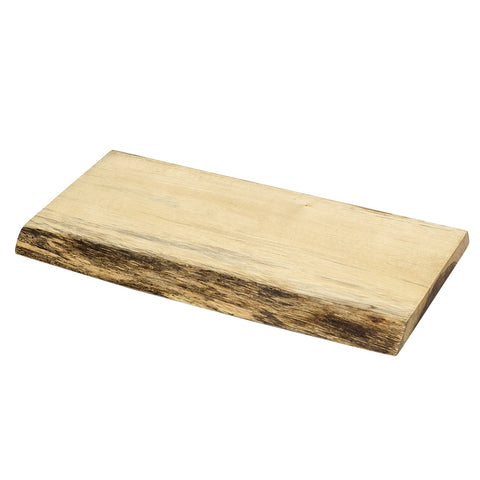 Browne USA Foodservice 571267 Reversible Acacia Wood Serving Board with Round Well Insert