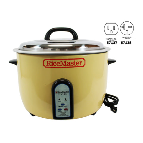 Town 57137 RiceMaster 37-Cup Commercial Electric Rice Cooker/Warmer, 120V