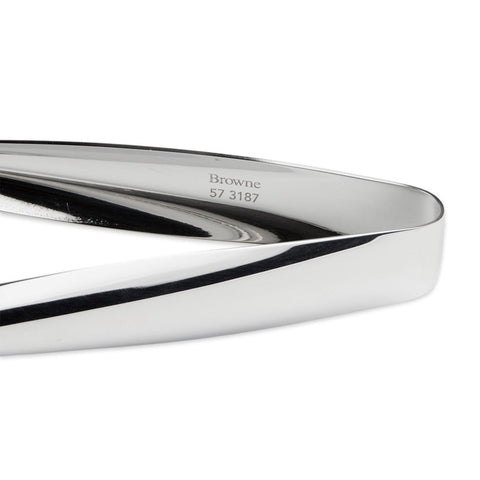 Browne USA Foodservice 573187 Eclipse 9.5" Stainless Steel Serving Tongs