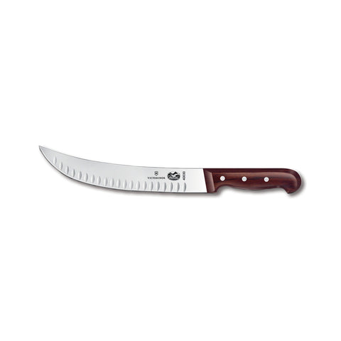 Victorinox 5.7320.25 Granton Edge Cimeter Knife with 10-Inch Rosewood Handle