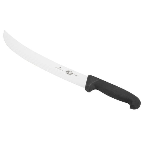 Victorinox 5.7323.31 12 Inch Cimeter Knife with Granton Edge and Fibrox Handle