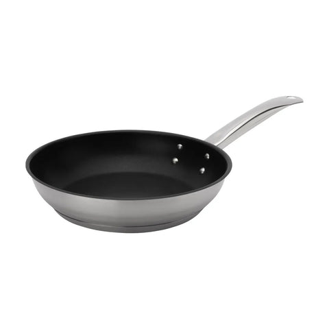 Browne USA Foodservice 5734061 Elements 11-Inch Stainless Steel Fry Pan with Teflon Select Non-Stick Coating