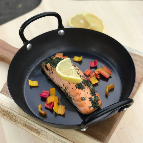 Browne USA Foodservice 573745 Thermalloy 5.5 Inch Carbon Steel Fry Pan