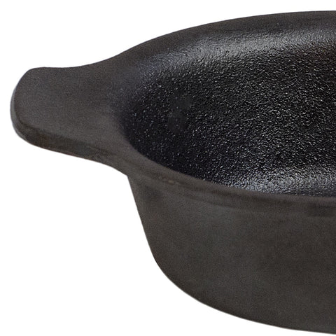 Browne USA Foodservice 573761 Thermalloy Mini Modern Oval Cast Iron Casserole, 12.5 oz