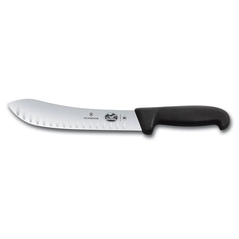 Victorinox 5.7423.20B 8 Inch Butcher Knife with Granton Edge and Fibrox Handle