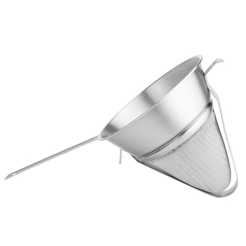 Browne USA Foodservice 575414 Extra-Fine Bouillon Strainer with Reinforced Bar, 18/8 Stainless Steel