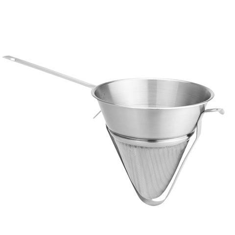 Browne USA Foodservice 575414 Extra-Fine Bouillon Strainer with Reinforced Bar, 18/8 Stainless Steel