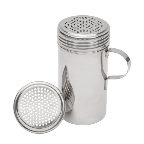 Browne USA Foodservice 575699 Dredge with Handle, 12 oz, Polished Stainless Steel