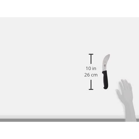 Victorinox 5.7803.12 5" Curved Beef Skinning Knife with Black Fibrox Pro Handle