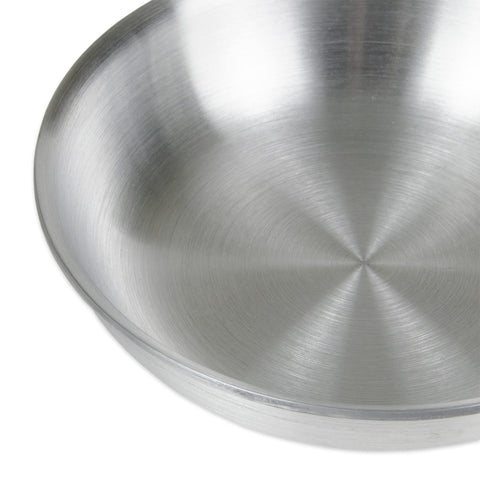 Browne USA Foodservice 5813807 Thermalloy 7" Aluminum Fry Pan with Blue Silicone Handle