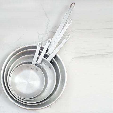 Browne USA Foodservice 5813810 Thermalloy Aluminum Standard Weight Fry Pan, 10"