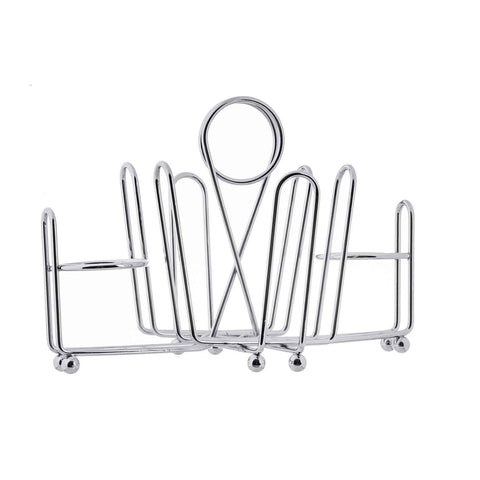 Tablecraft Products 591C Chrome Plated Wire Combination Condiment Caddy, 4-Compartment