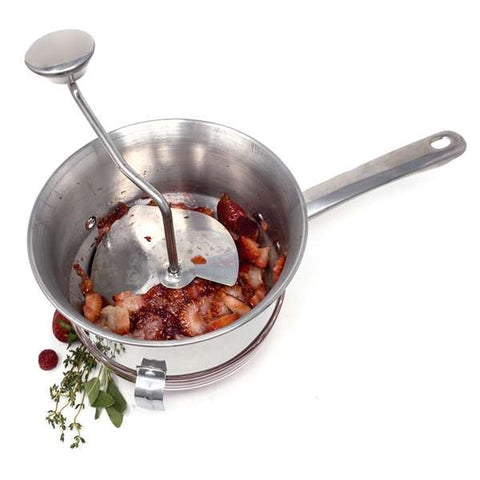 Norpro 593 Stainless Steel Multi-Purpose Food Mill, 2 Qt