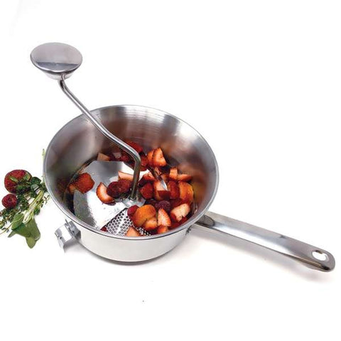 Norpro 593 Stainless Steel Multi-Purpose Food Mill, 2 Qt