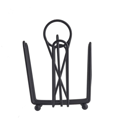 Tablecraft Products 597CBK Black Wire Jelly Packet Rack Condiment Caddy