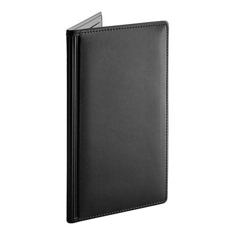 TableCraft Products 59BK Black Vinyl Guest Check Presenter / Server Book