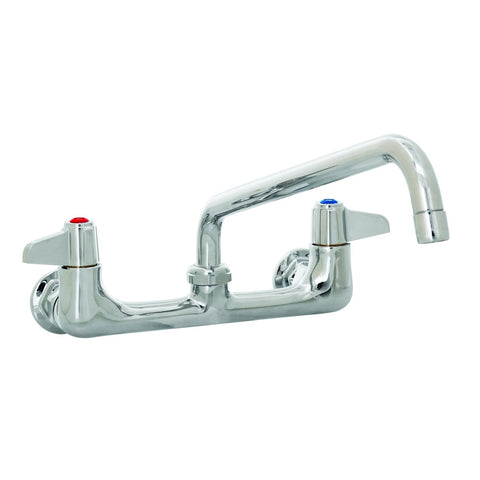 T&S Brass 5F-8WLX12 Equip Series Splash Mount Faucet with 12-Inch Swing Nozzle