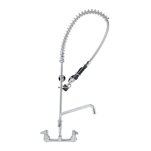 T&S Brass 5PR-8W12-C 8" Wall Mount Low Flow Pre-Rinse Unit with 12" Swing Nozzle Add-On Faucet