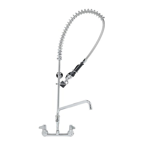 T&S Brass 5PR-8W12-C 8" Wall Mount Low Flow Pre-Rinse Unit with 12" Swing Nozzle Add-On Faucet