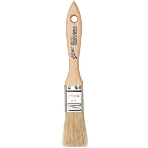 Ateco 60010 1-Inch Wide Natural Boar Bristle Flat Pastry Brush