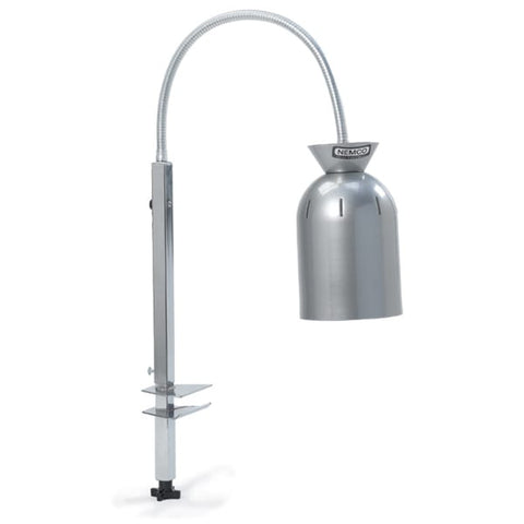 Nemco 6004-4 Adjustable Gooseneck Single-Bulb Clamp-On Infrared Heat Lamp Warmer