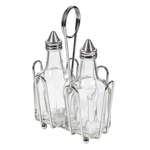 Tablecraft Products 600R Chrome Plated Replacement Rack for 600N Oil & Vinegar Set