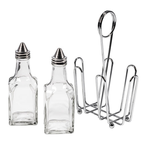 Tablecraft Products 600R Chrome Plated Replacement Rack for 600N Oil & Vinegar Set