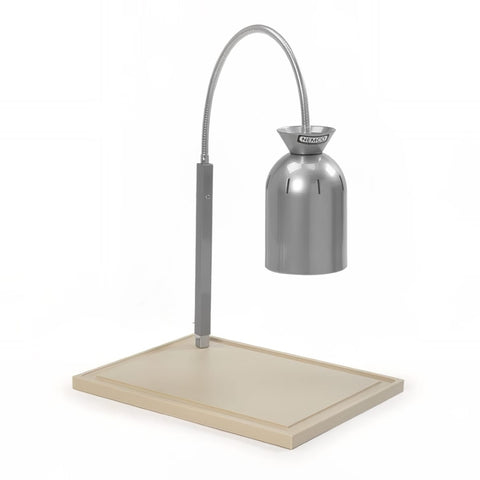 Nemco 6015 Single Bulb Carving Station with Flex-Mount Lamp and Polyethylene Cutting Board, 120V 250W
