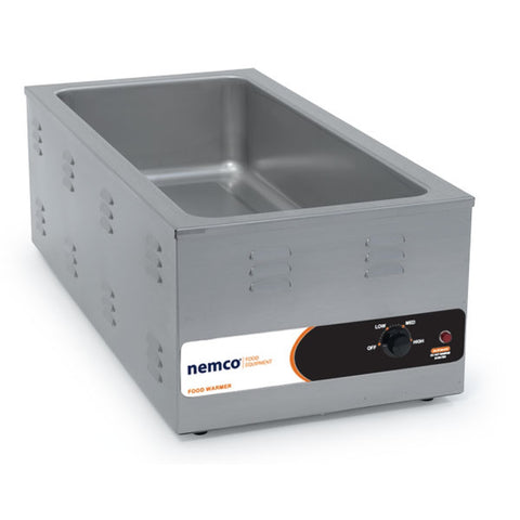 Nemco 6055A-43 4/3 Size Countertop Food Warmer, 120V 1500W
