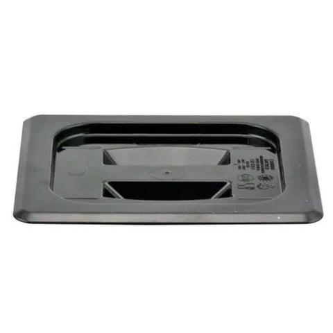 Cambro 60CWCH110 Sixth-Size Camwear Food Pan Cover with Handle, Black