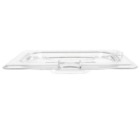 Cambro 60CWCHN135 Camwear 1/6 Size Notched Food Pan Cover with Handle, Clear