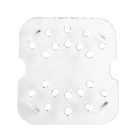 Cambro 60CWD135 Camwear 1/6 Size Clear Food Pan Drain Shelf