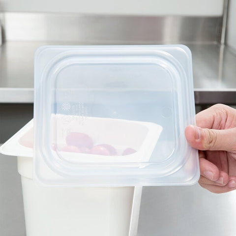 Cambro 60PPCWSC190 1/6 Size Translucent Polypropylene Seal Cover