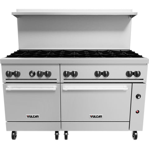 Vulcan 60SS-10BN-QS-PLATINUM Endurance 60 in Gas Range with 10 Burners and (2) Standard Ovens